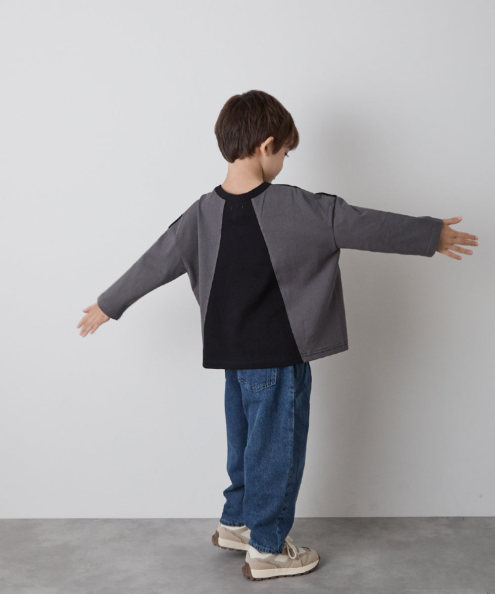 配色切り替えプルオーバー