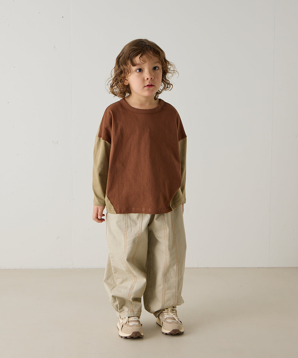 配色切り替えプルオーバー