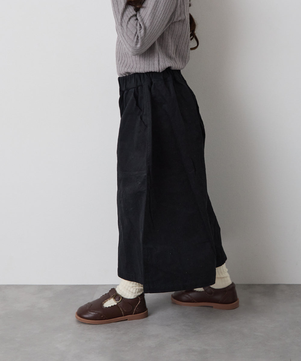 ブラッシュコットンスカートライクパンツ