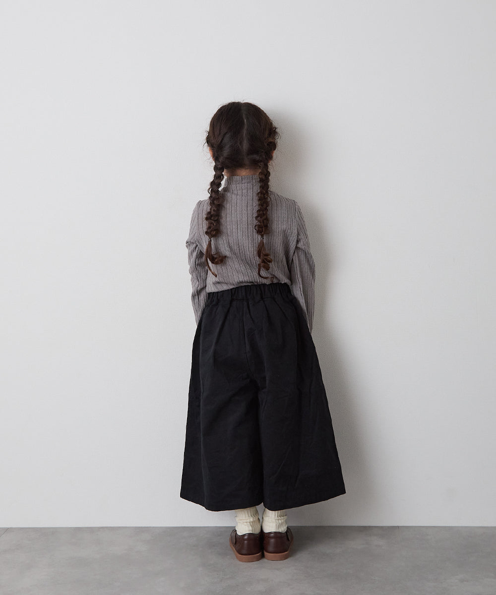 ブラッシュコットンスカートライクパンツ