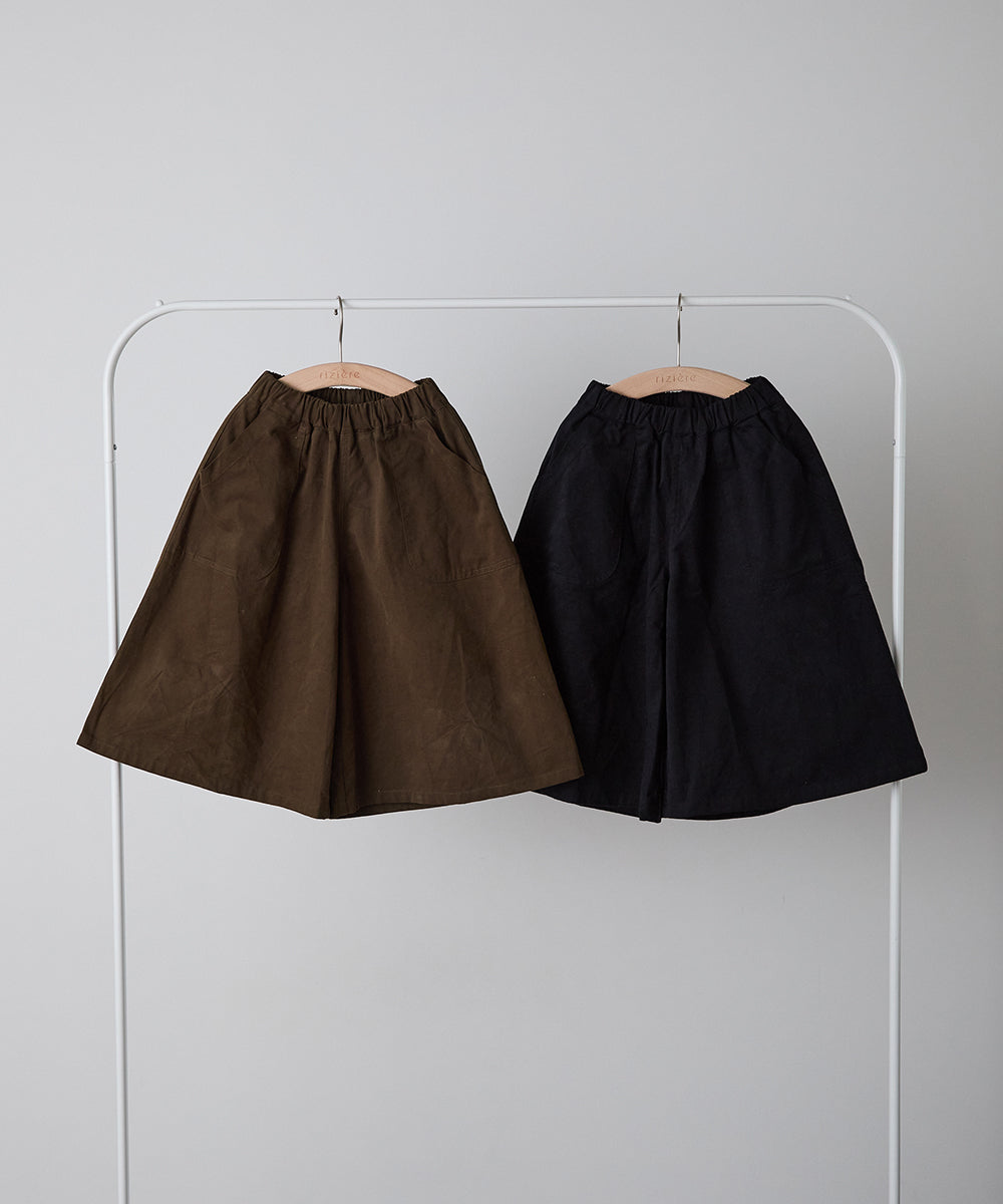 ブラッシュコットンスカートライクパンツ