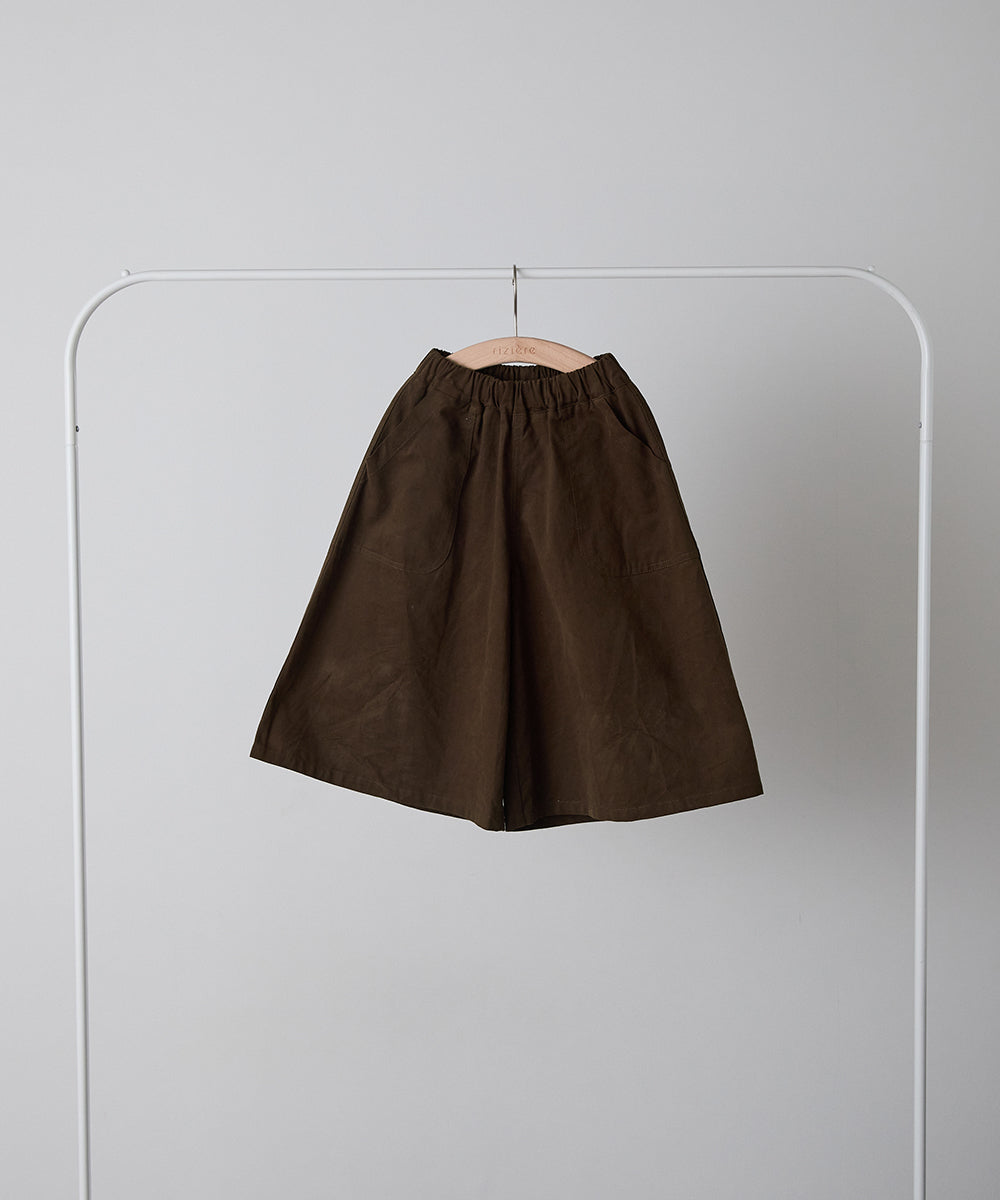 ブラッシュコットンスカートライクパンツ