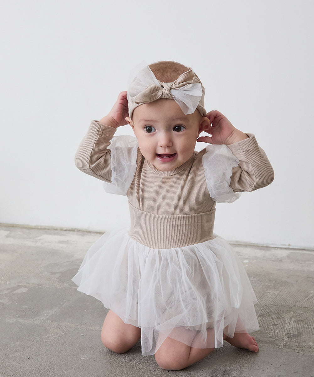 リブ&チュールベビー3点セット