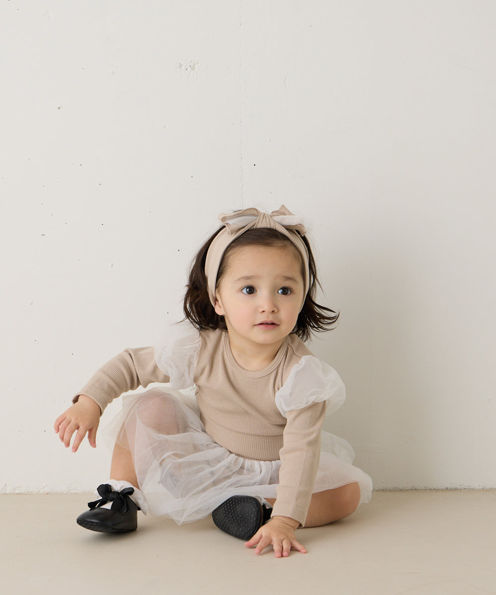 リブ&チュールベビー3点セット