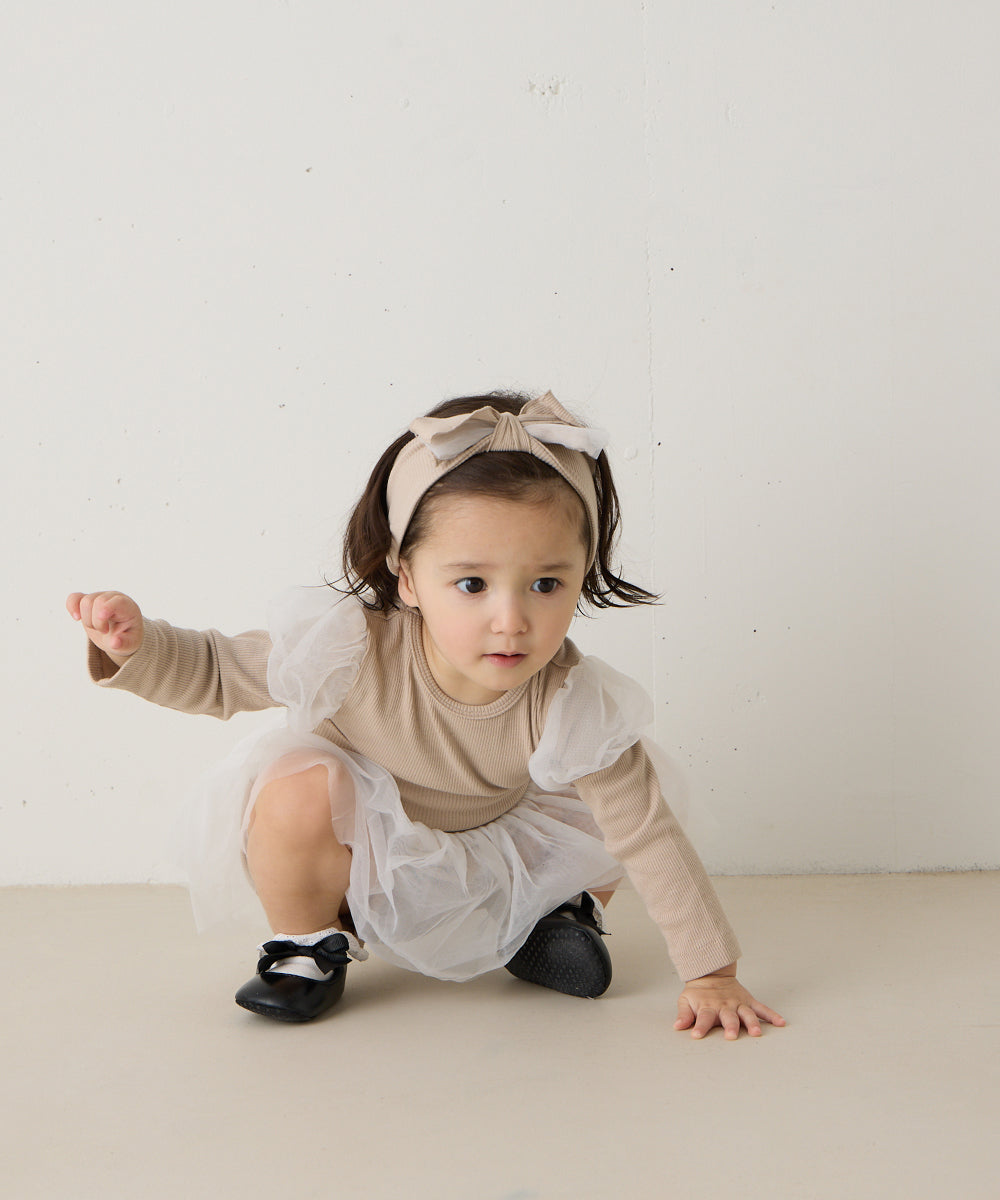 リブ&チュールベビー3点セット