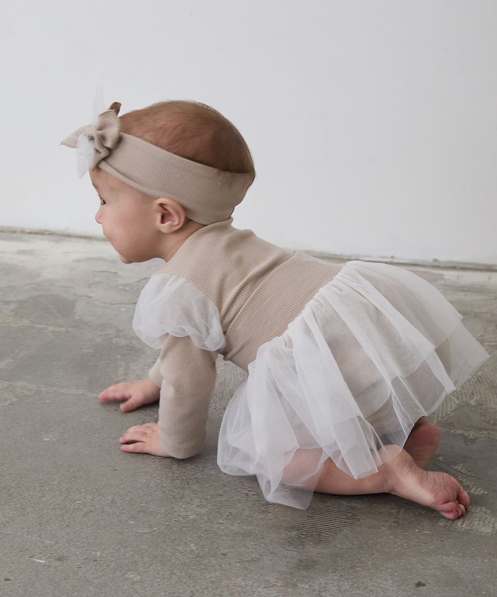 リブ&チュールベビー3点セット