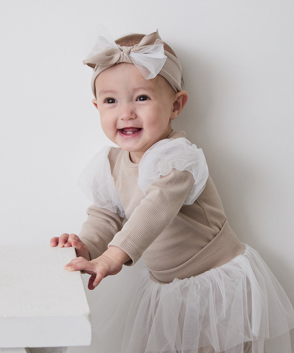 リブ&チュールベビー3点セット