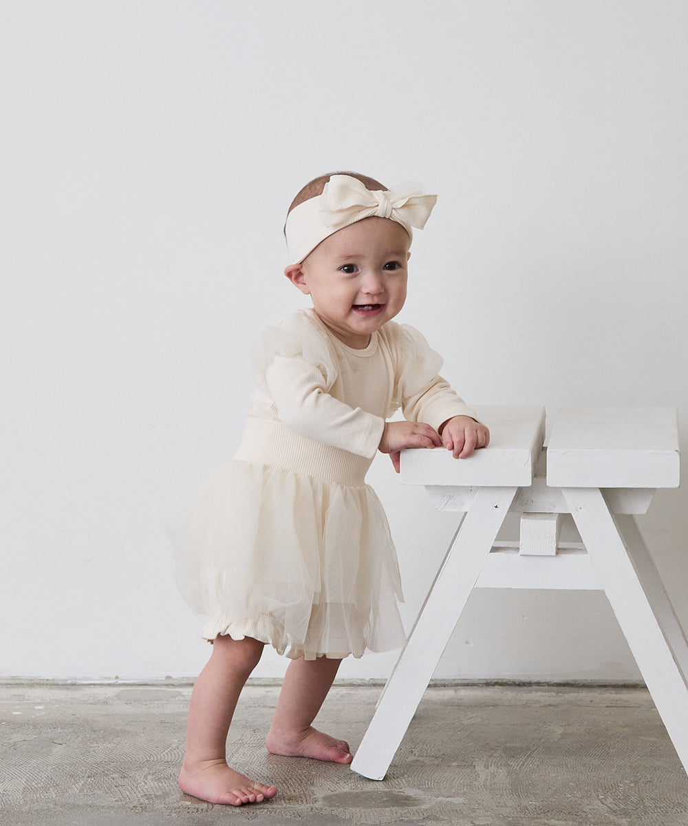 リブ&チュールベビー3点セット