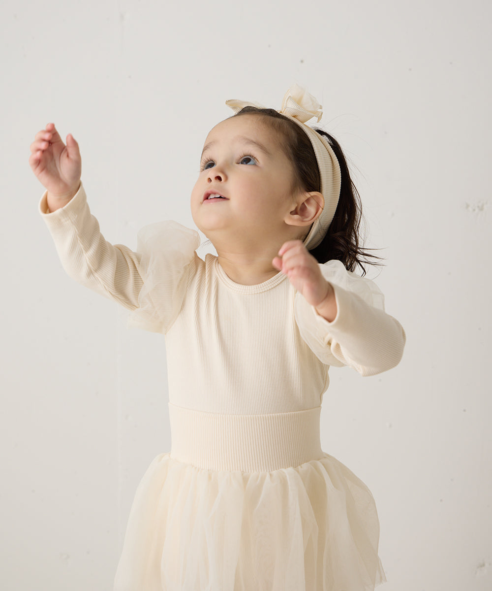 リブ&チュールベビー3点セット