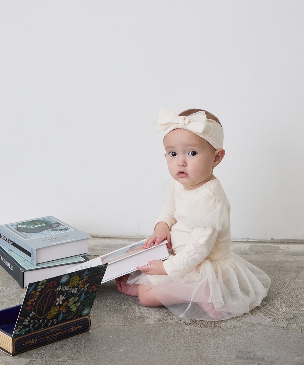 リブ&チュールベビー3点セット