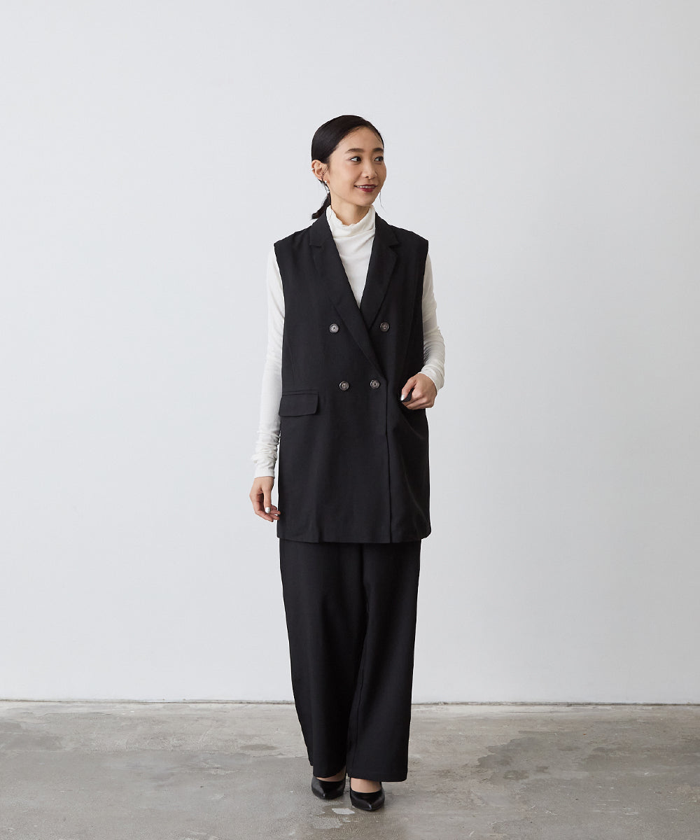 MOM:ダブルボタンテーラードベストセットアップ