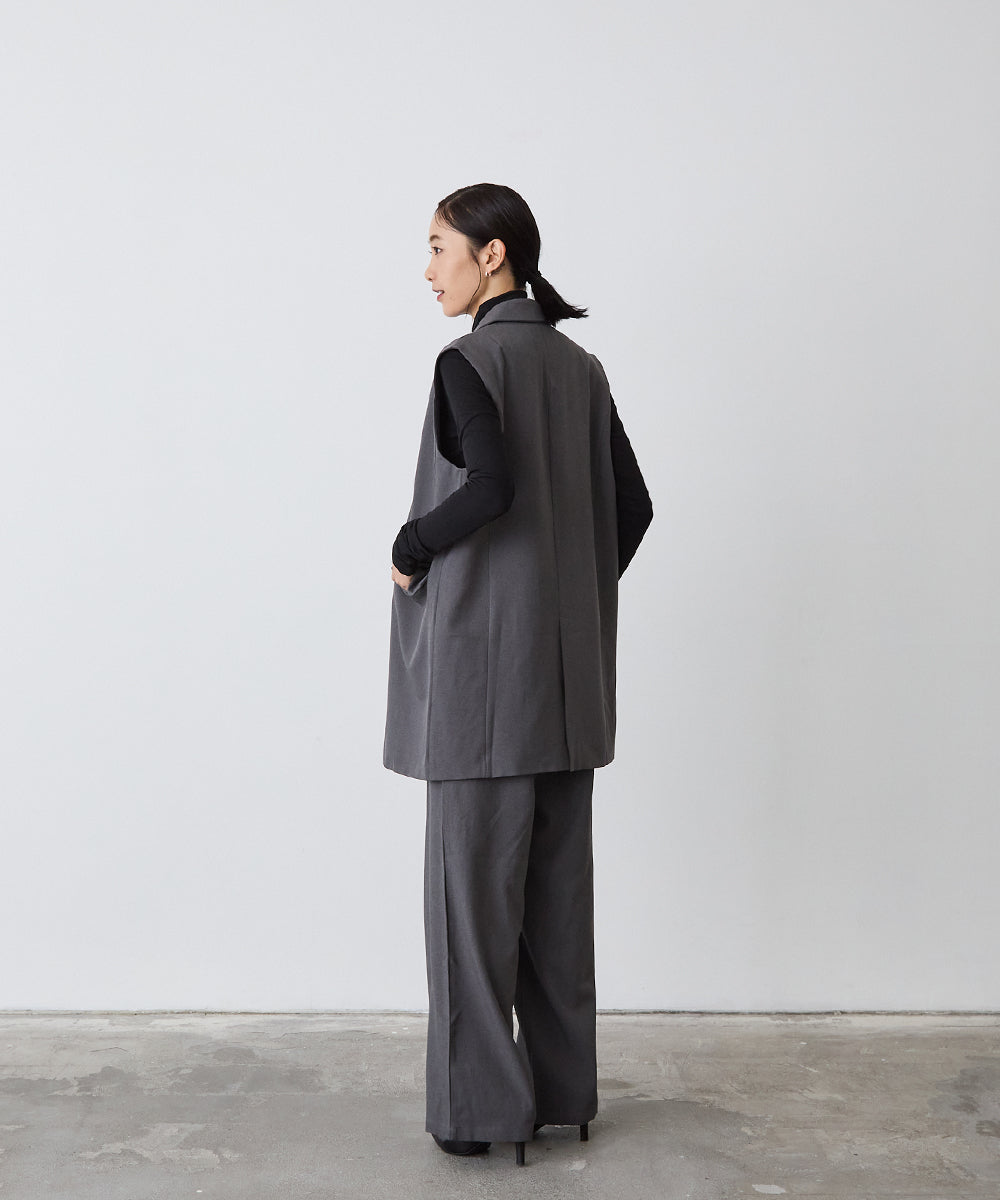 MOM:ダブルボタンテーラードベストセットアップ