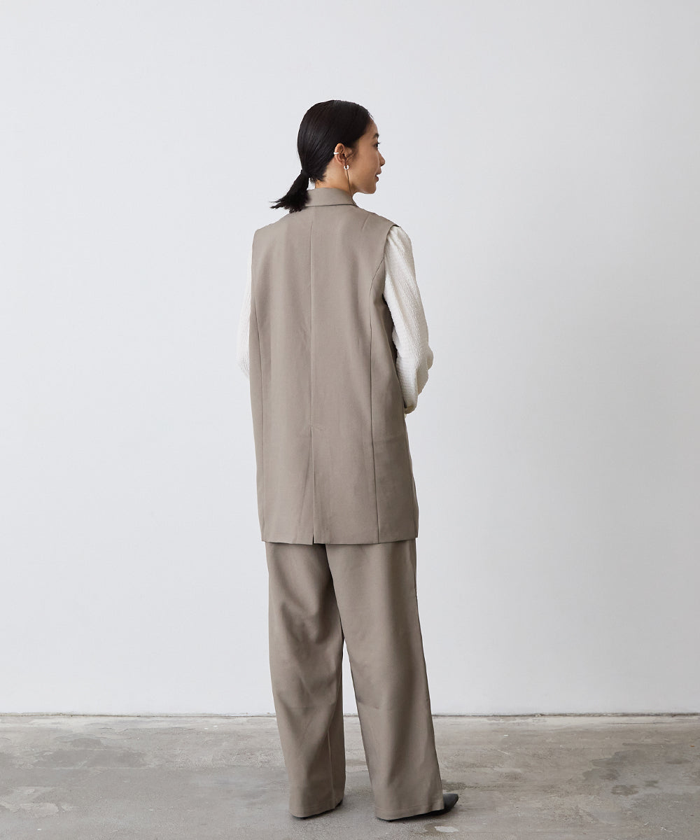 MOM:ダブルボタンテーラードベストセットアップ