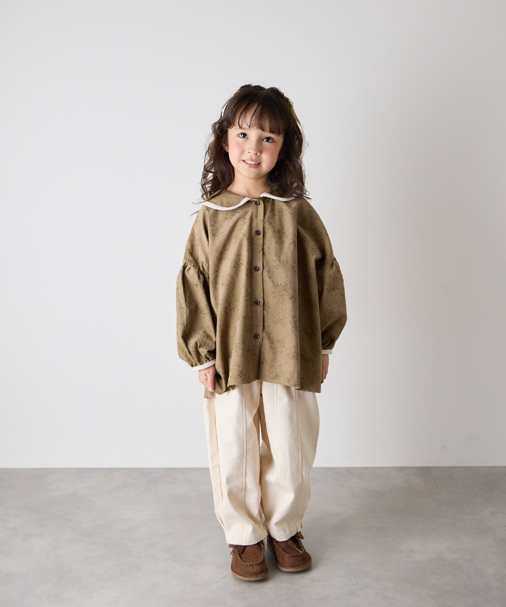 ピュアコットンセンターダブルシームバルーンパンツ