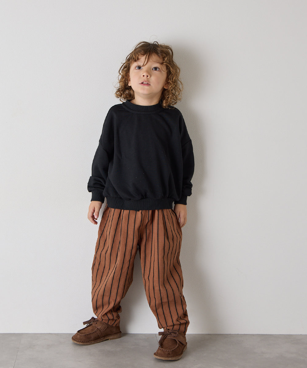 【リンクコーデ】ランダムストライプテーパードパンツ