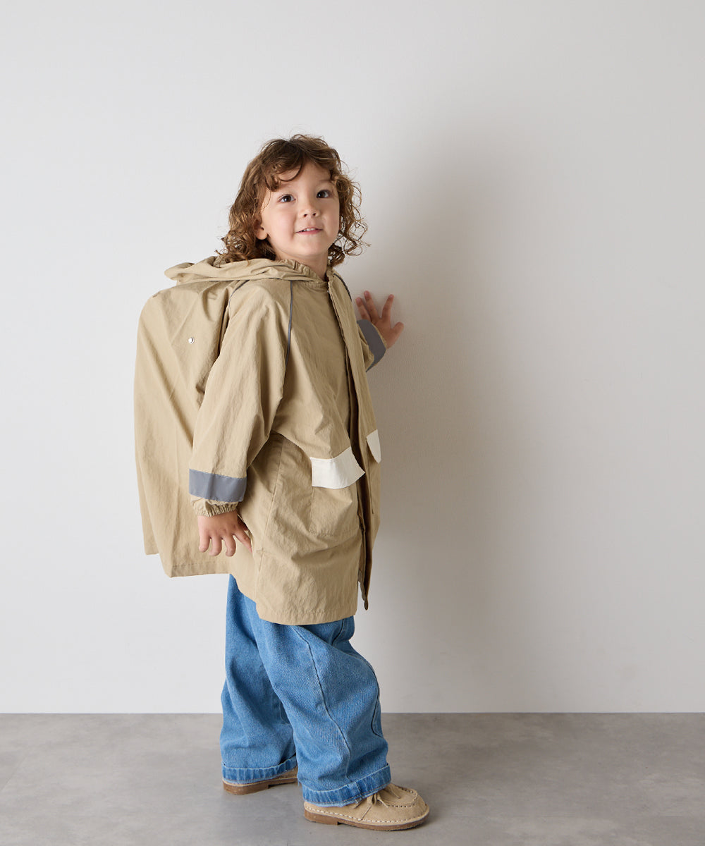 ランドセル対応撥水レインコート