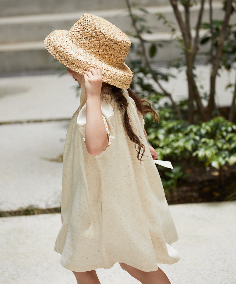 ラフィアバケットハット