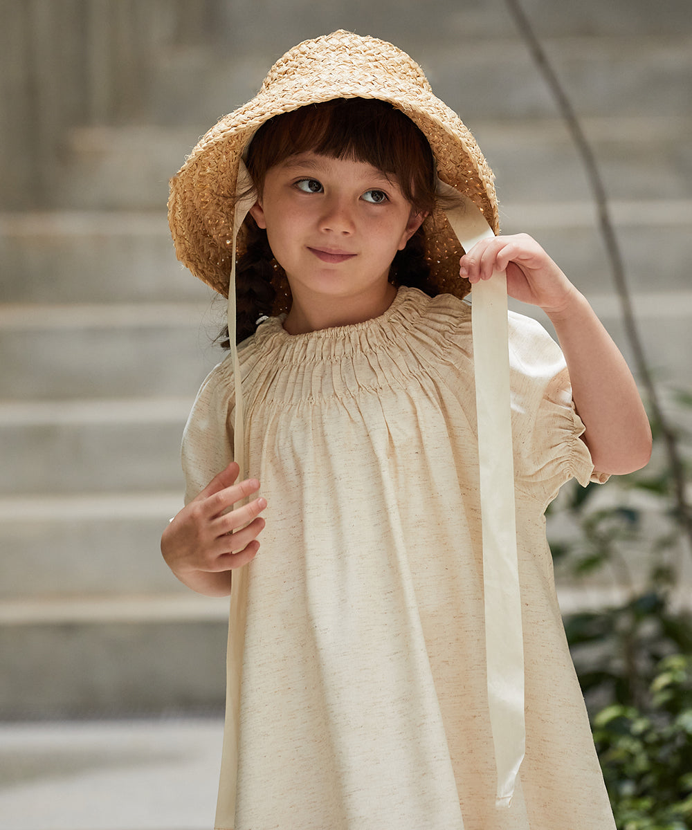 ラフィアバケットハット