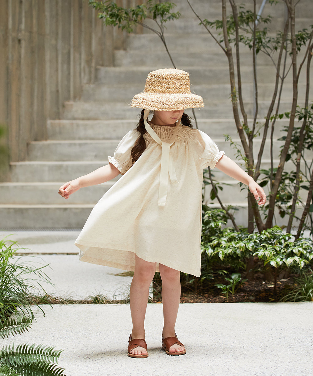 ラフィアバケットハット