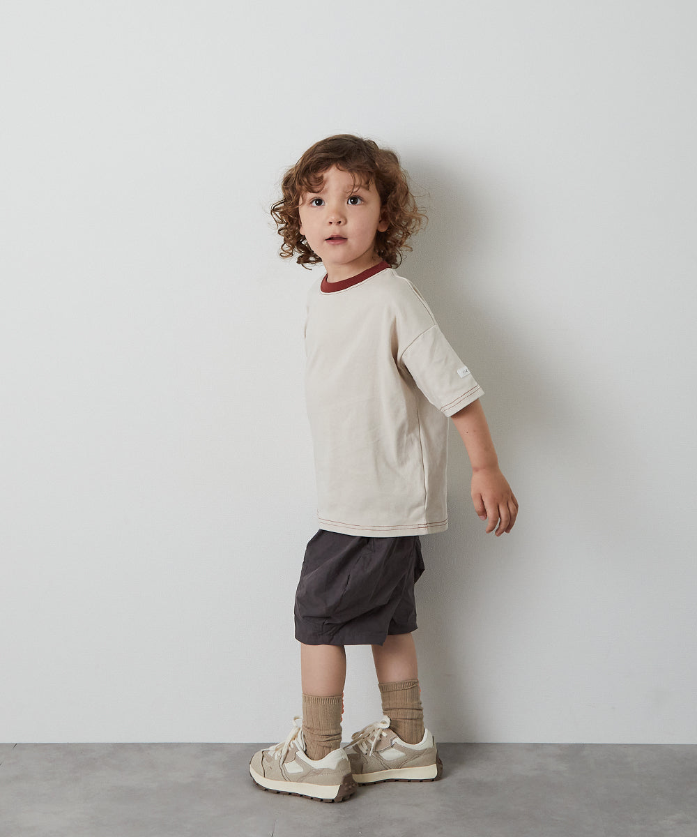 バルーン切り替えハーフパンツ