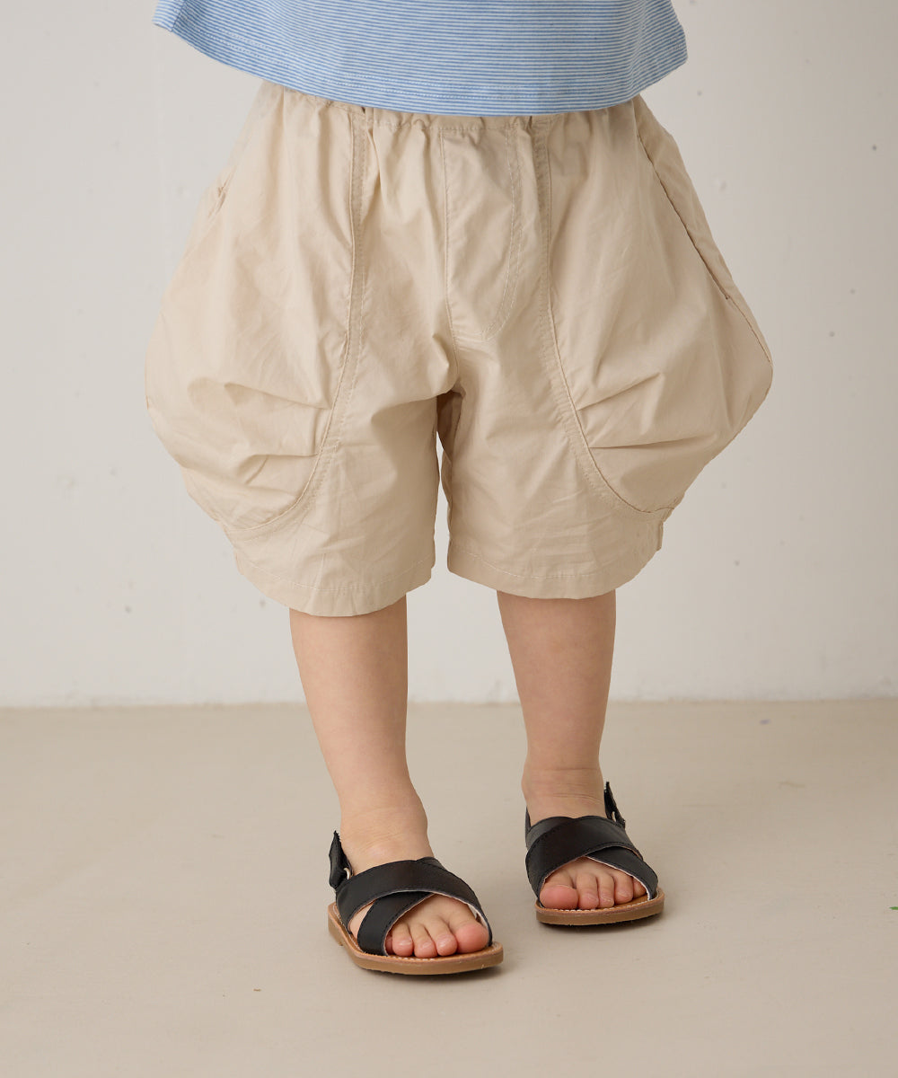 バルーン切り替えハーフパンツ