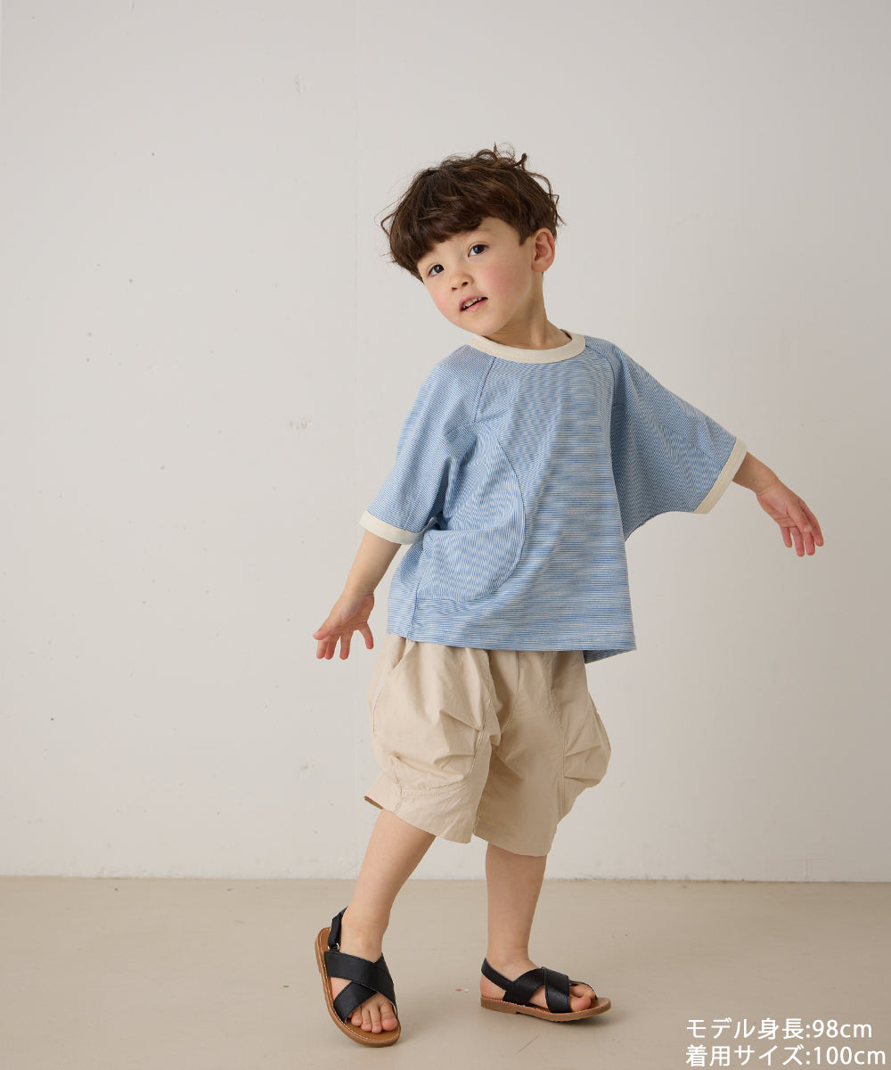 バルーン切り替えハーフパンツ