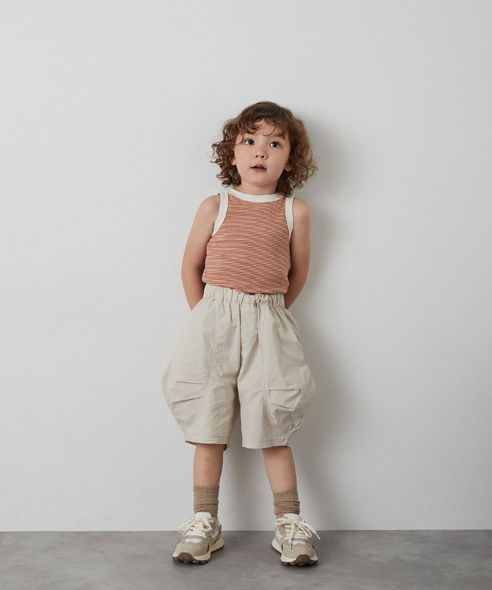 バルーン切り替えハーフパンツ