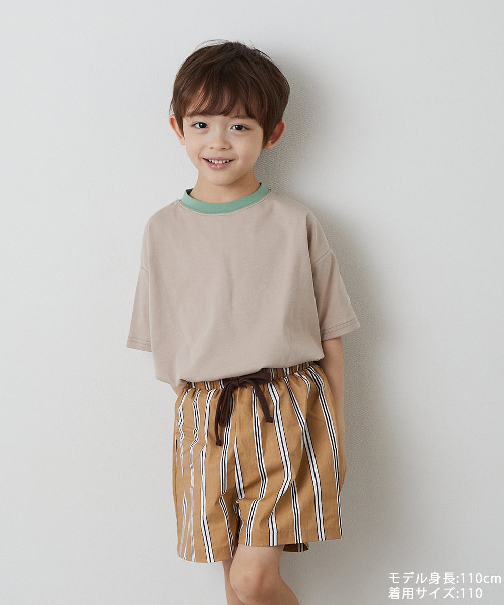 ストライプハーフパンツ