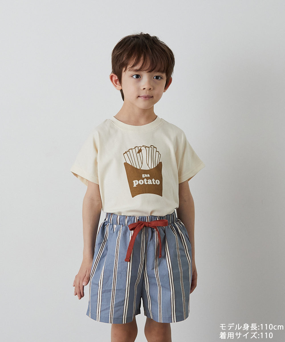 ストライプハーフパンツ