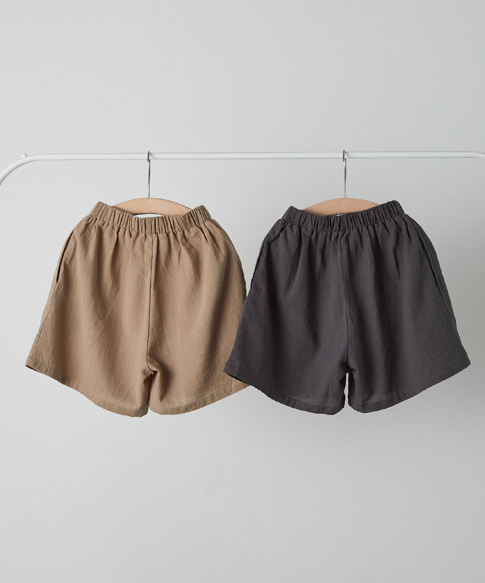 配色ボタンマリンショートパンツ