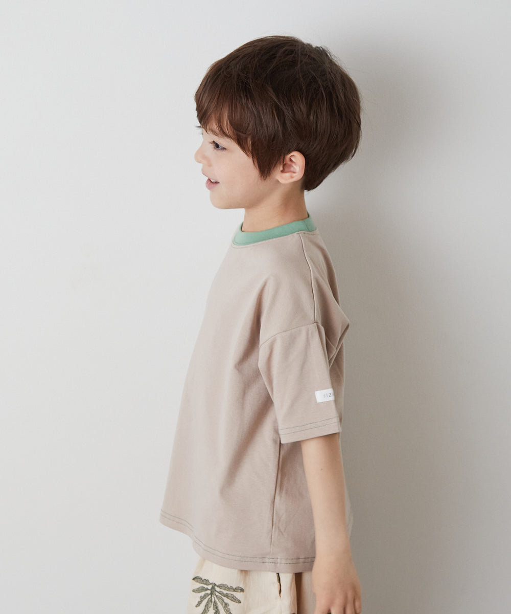 バイカラーステッチTシャツ