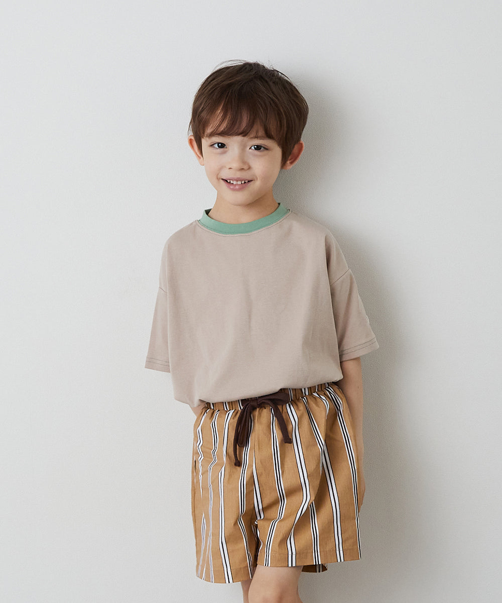 バイカラーステッチTシャツ