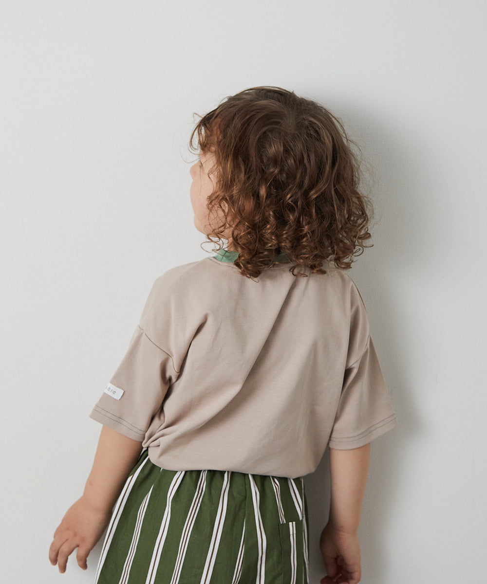 バイカラーステッチTシャツ