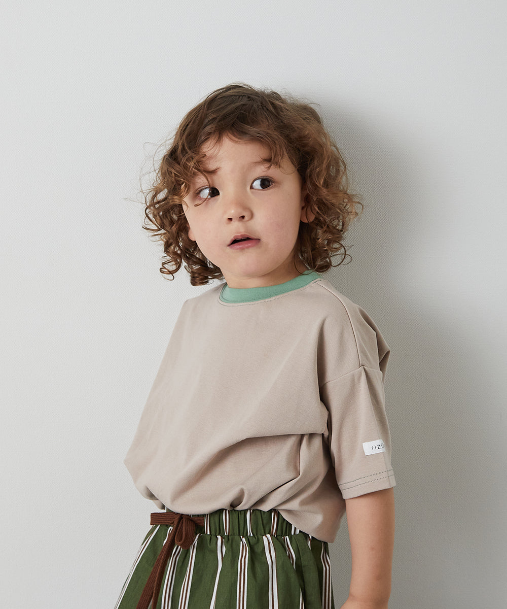 バイカラーステッチTシャツ