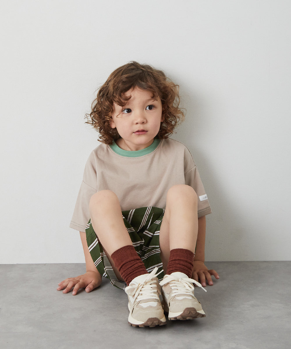 バイカラーステッチTシャツ