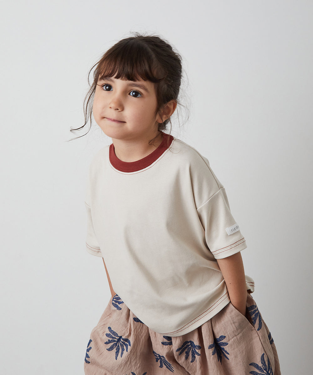 バイカラーステッチTシャツ