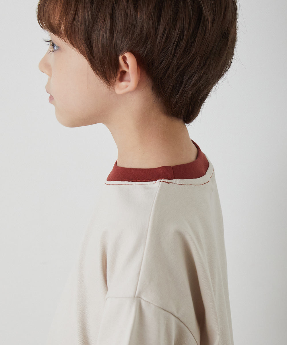 バイカラーステッチTシャツ