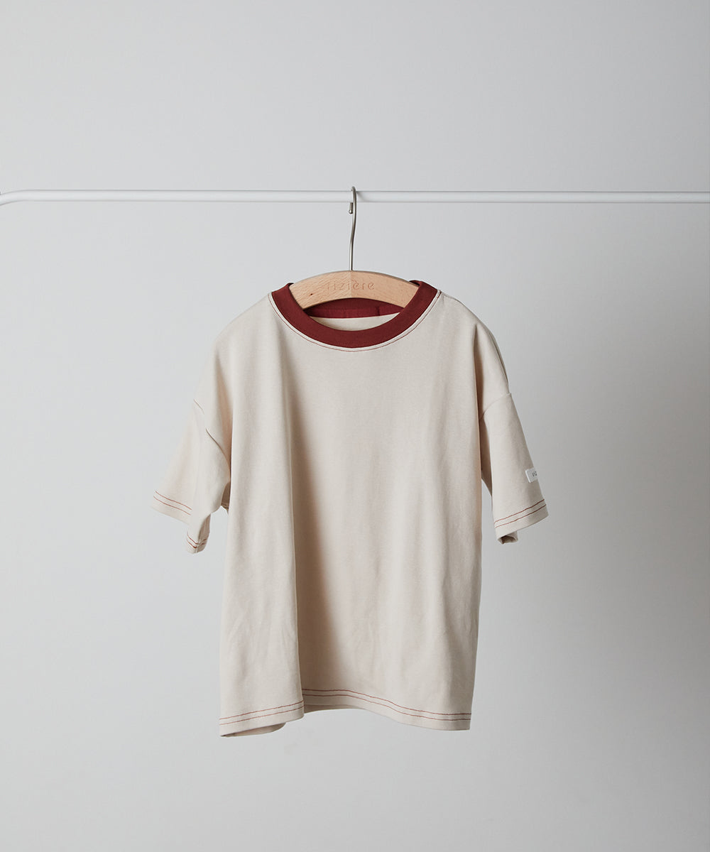 バイカラーステッチTシャツ