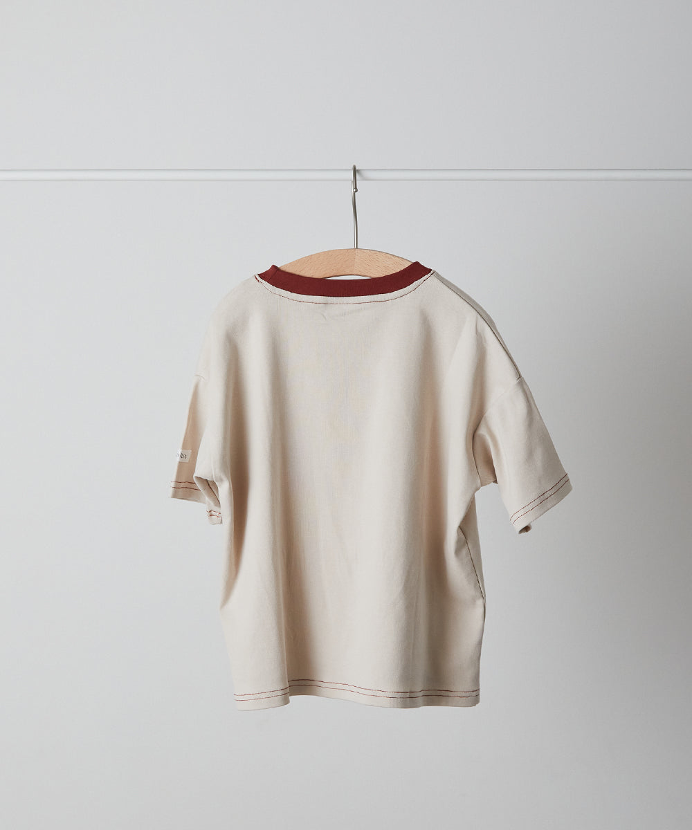 バイカラーステッチTシャツ