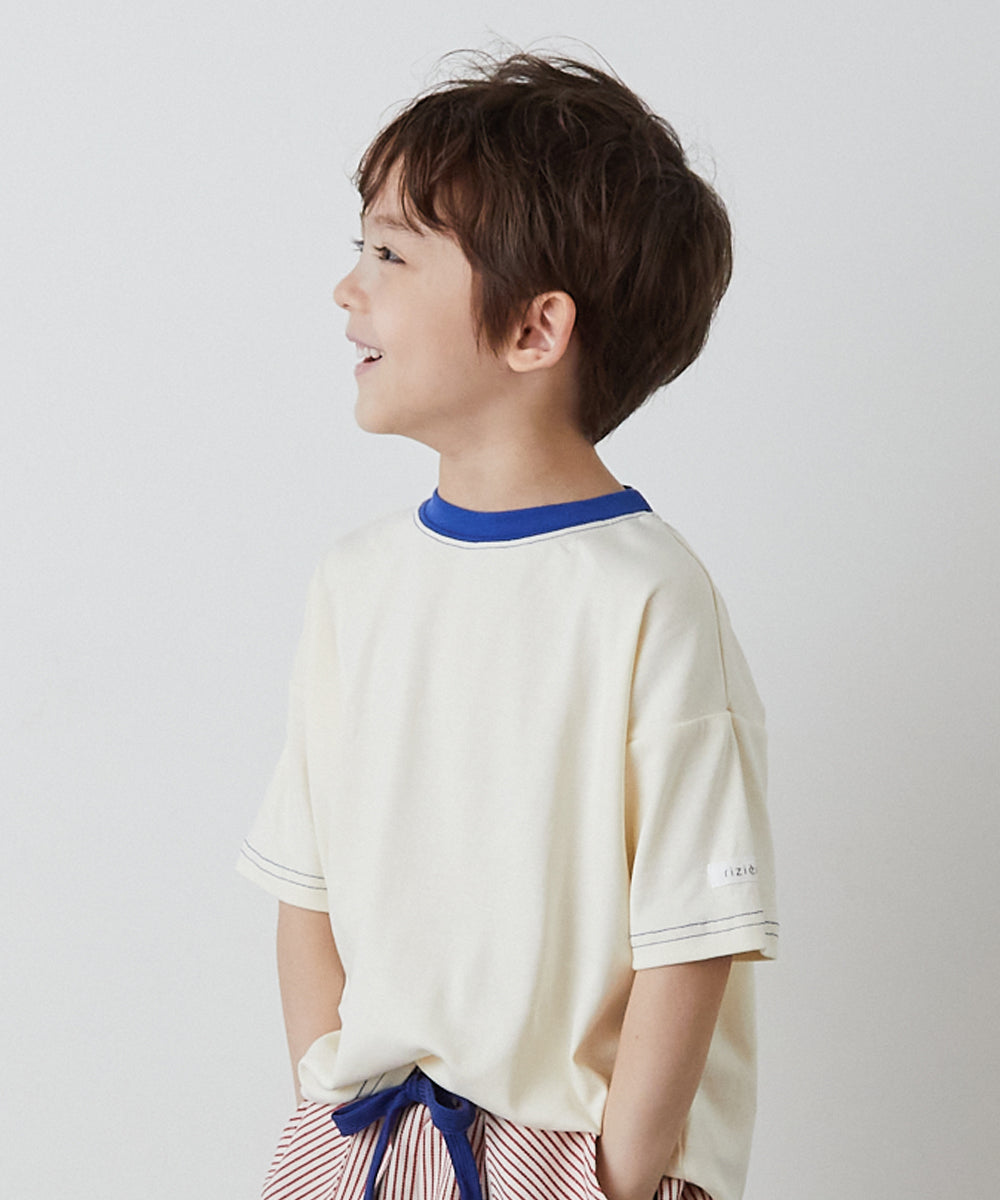 バイカラーステッチTシャツ