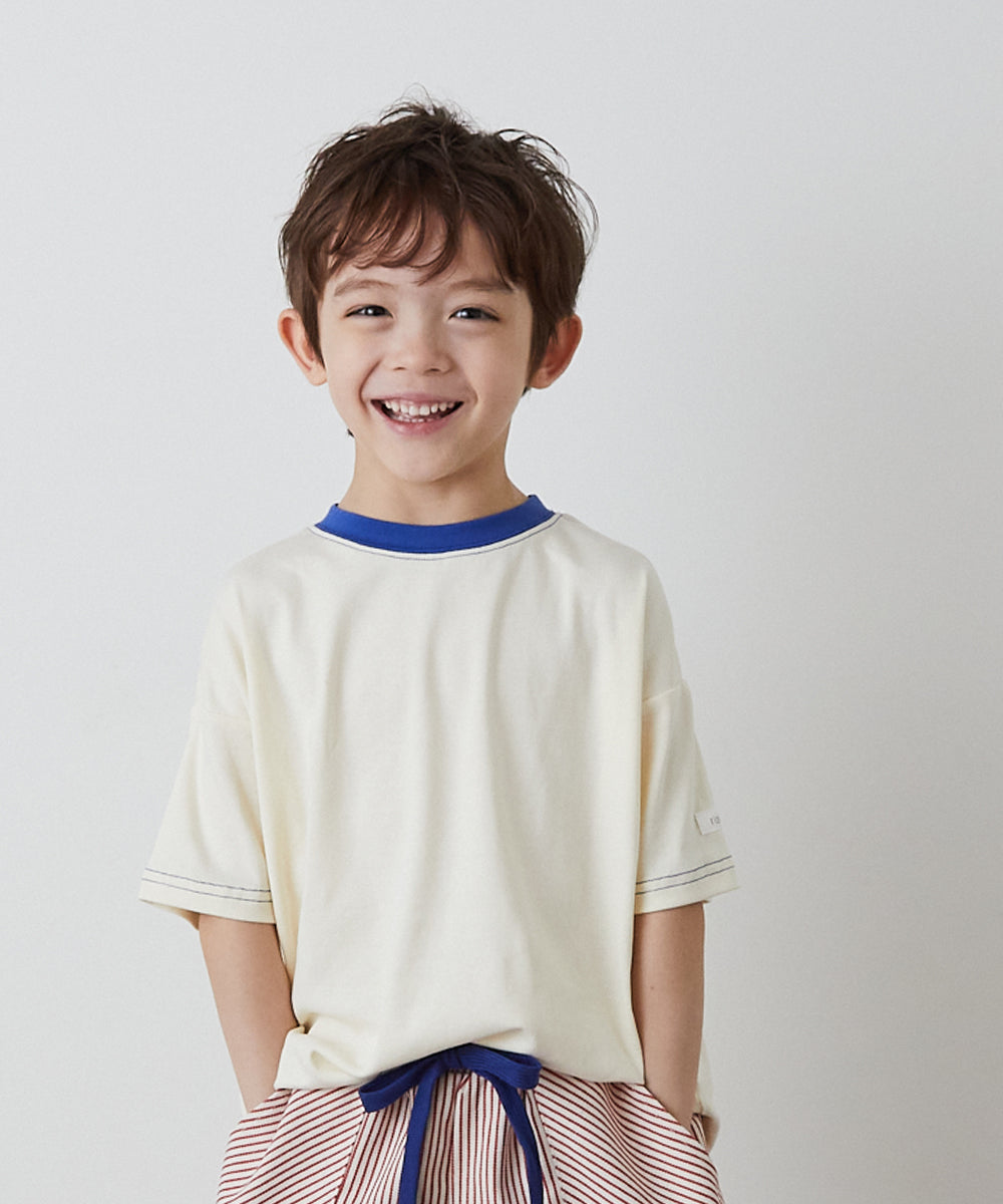 バイカラーステッチTシャツ