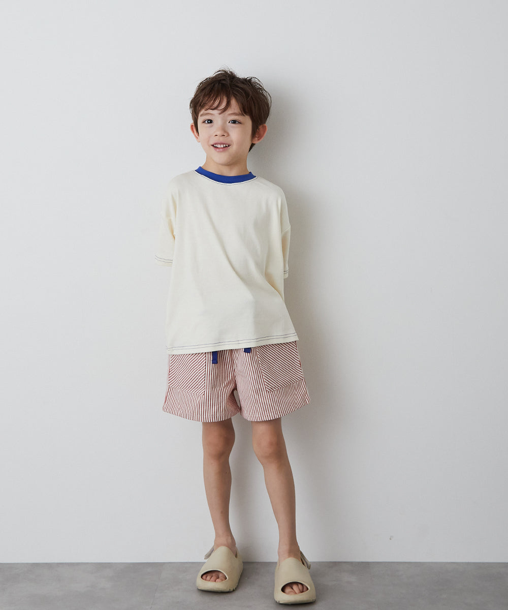 バイカラーステッチTシャツ