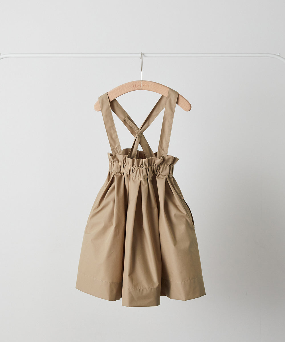 サス付きハイウエストギャザースカート