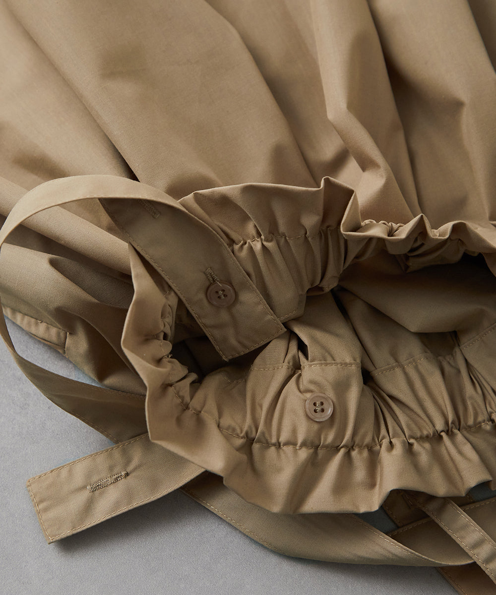 サス付きハイウエストギャザースカート