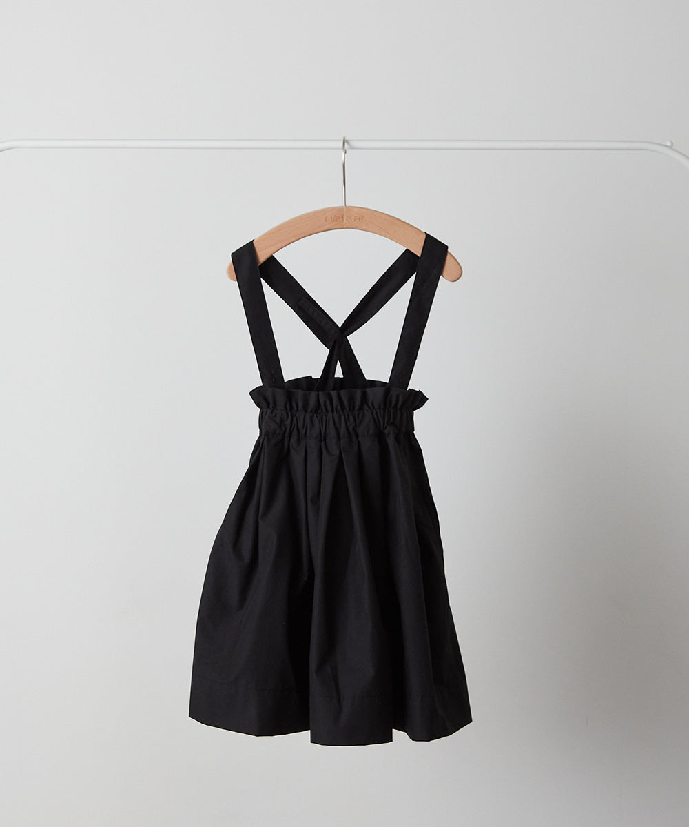 サス付きハイウエストギャザースカート