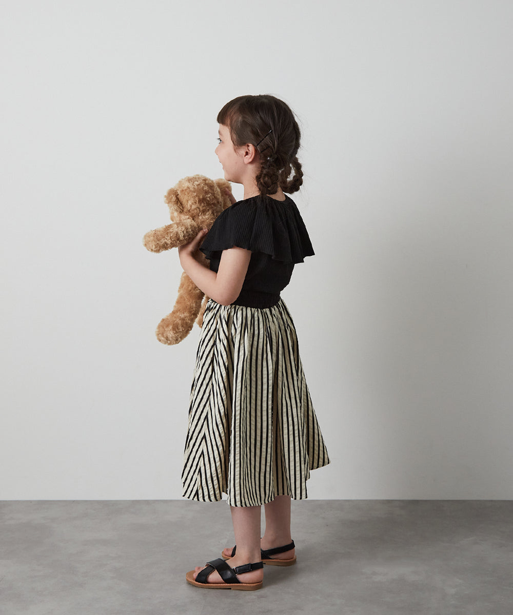 ストライプロングスカート