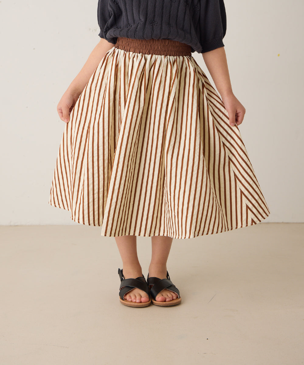 ストライプロングスカート