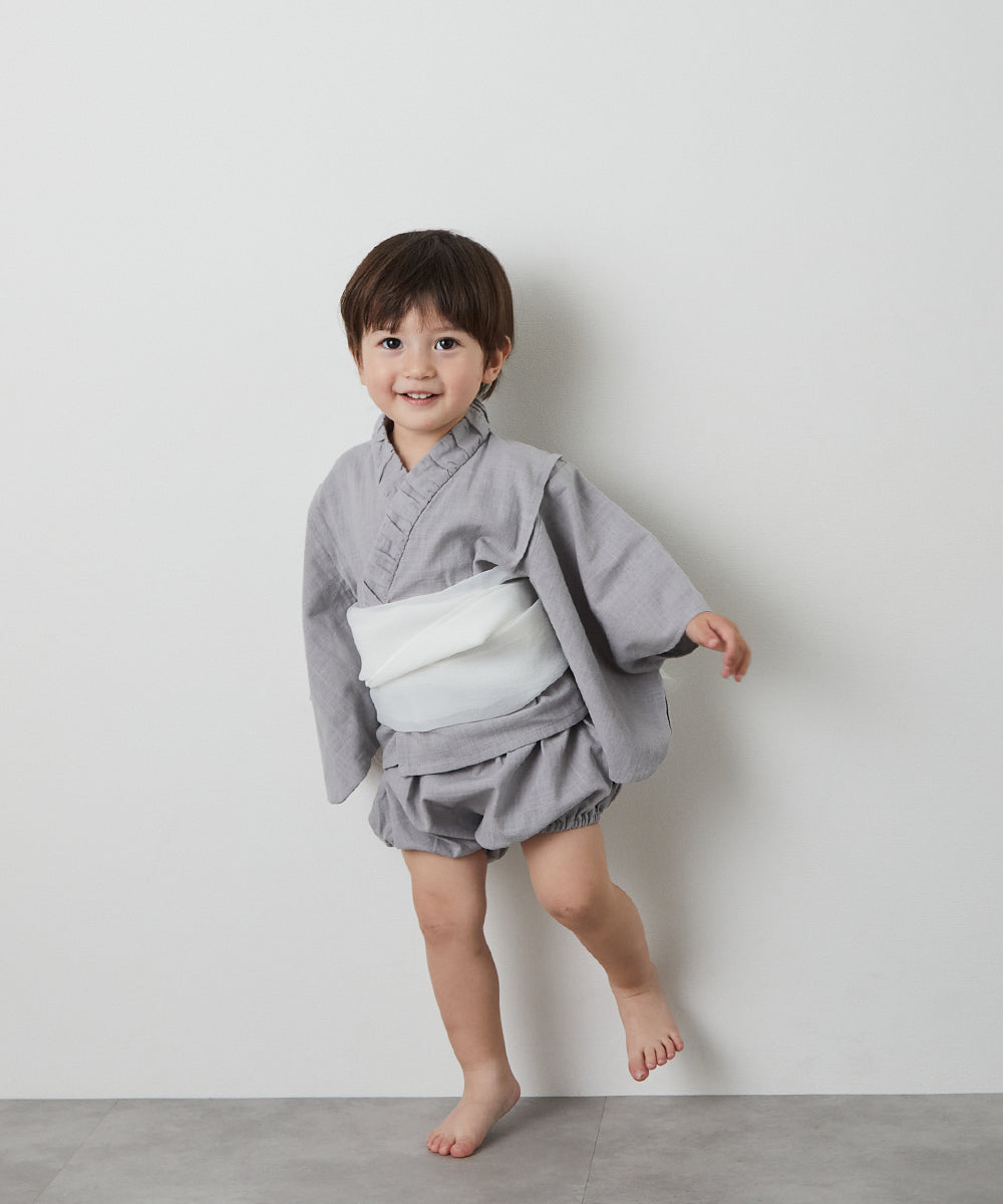 【リンクコーデ】ギャザーカラーベビーセパレート浴衣セット