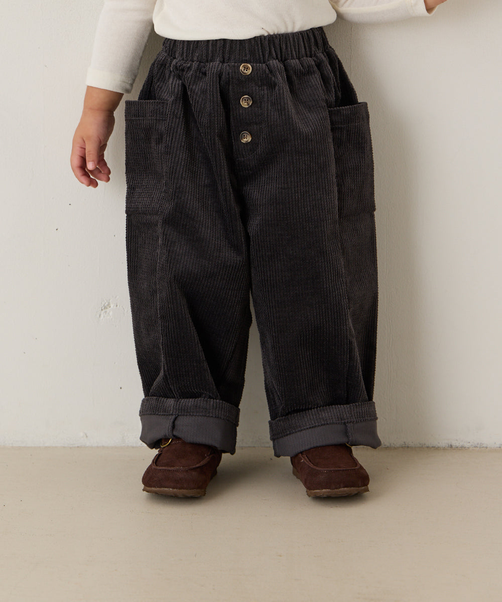 Leg pocketコーデュロイパンツ コーデュロイポケットデザインパンツ | rizière