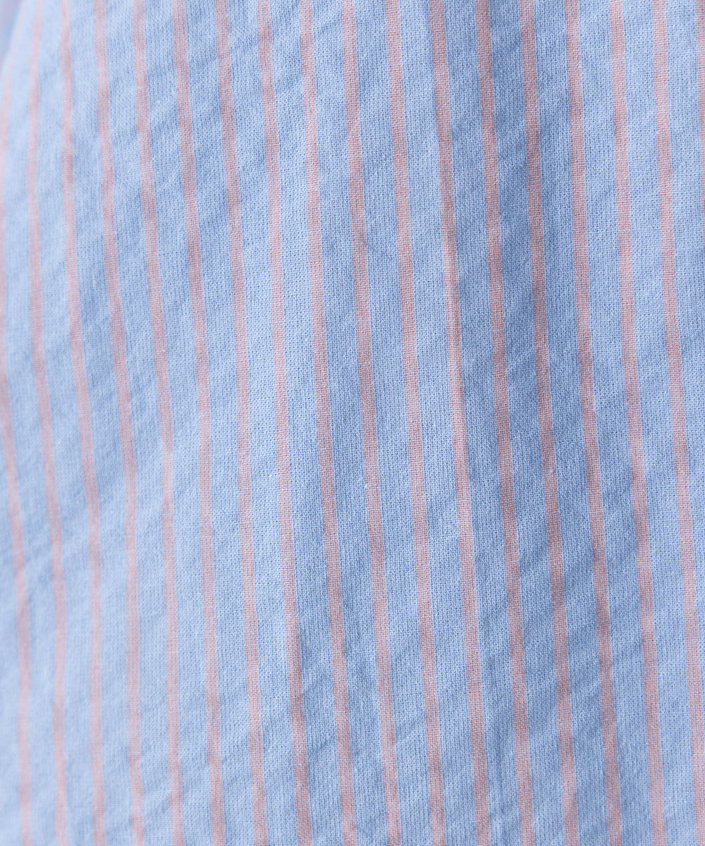 ストライプセーラーカラーブラウス